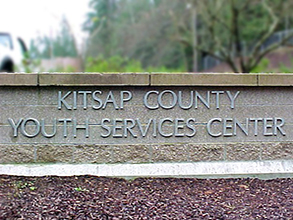 Picture of the sign for Kitsap County Juvenile and Family Court Services.